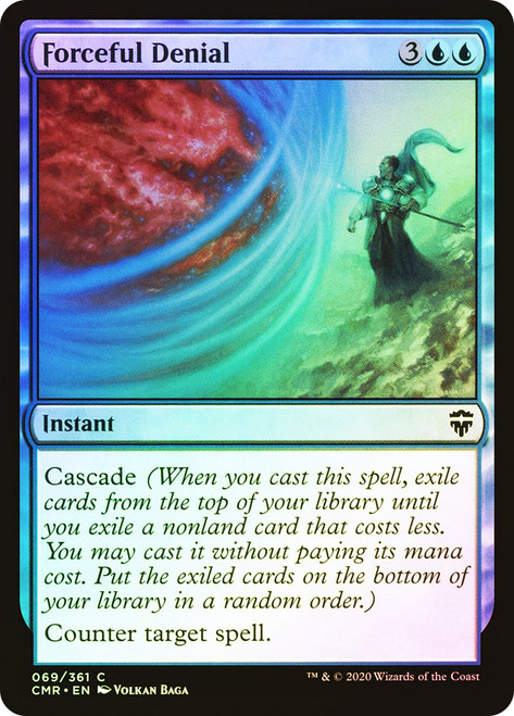 Forceful Denial\nCommander Legends\nSingle\nMagic The Gathering