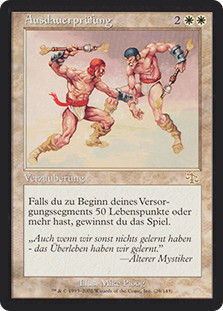 Test Of Endurance
Judgment - German
Single
Magic The Gathering