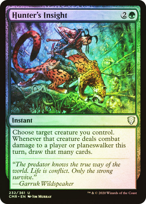 Hunter's Insight\nCommander Legends\nSingle\nMagic The Gathering
