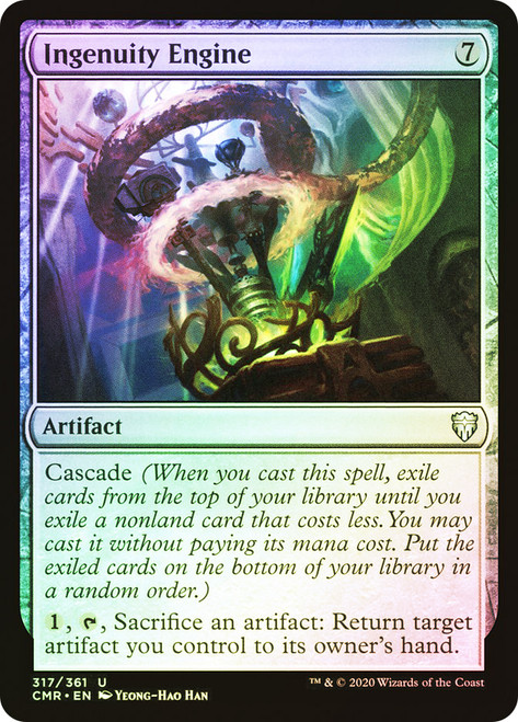 Ingenuity Engine\nCommander Legends\nSingle\nMagic The Gathering