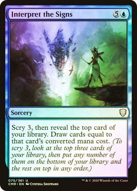 Interpret the Signs\nCommander Legends\nSingle\nMagic The Gathering
