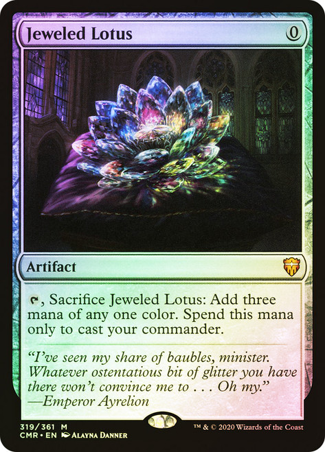 Jeweled Lotus\nCommander Legends\nSingle\nMagic The Gathering
