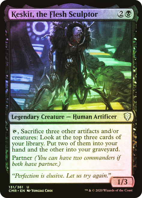 Keskit, the Flesh Sculptor\nCommander Legends\nSingle\nMagic The Gathering
