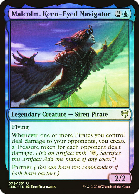 Malcolm, Keen-Eyed Navigator\nCommander Legends\nSingle\nMagic The Gathering