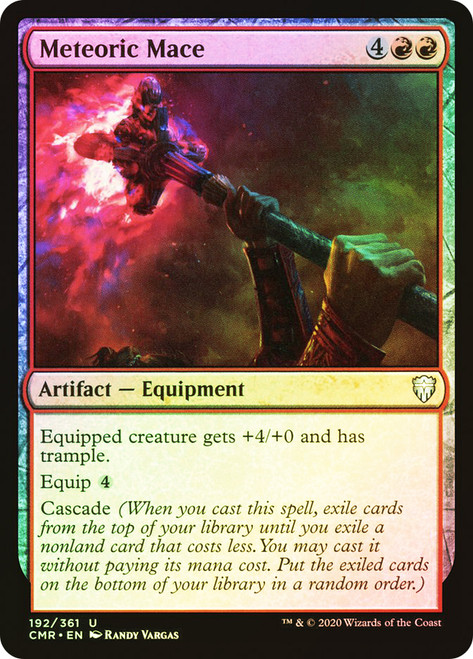 Meteoric Mace\nCommander Legends\nSingle\nMagic The Gathering