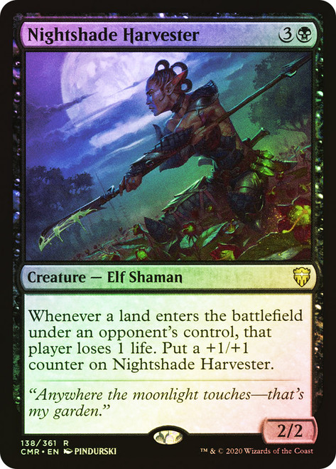 Nightshade Harvester\nCommander Legends\nSingle\nMagic The Gathering