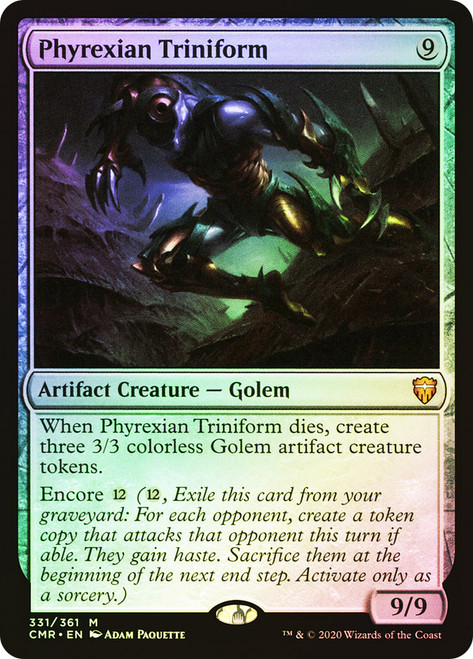 Phyrexian Triniform\nCommander Legends\nSingle\nMagic The Gathering