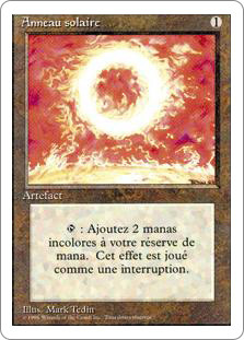 Sol Ring
3rd Edition/Revised - French
Single
Magic The Gathering