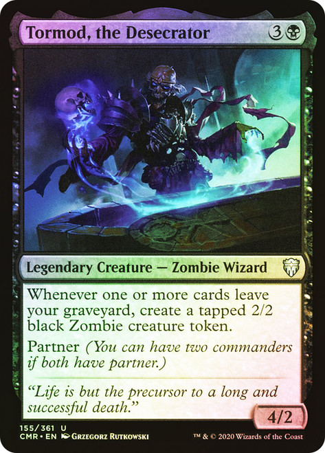 Tormod, the Desecrator\nCommander Legends\nSingle\nMagic The Gathering