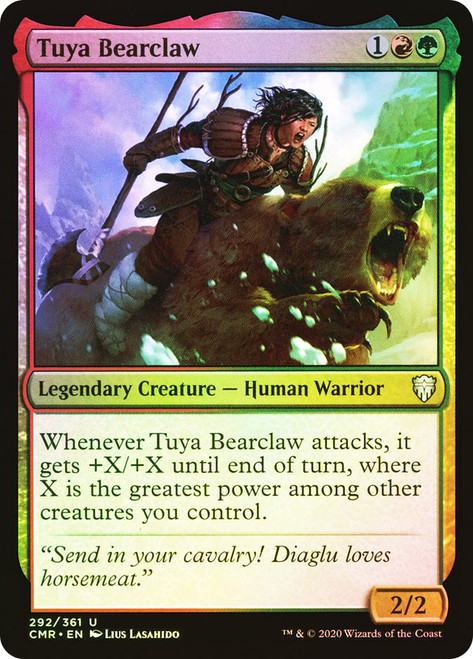 Tuya Bearclaw\nCommander Legends\nSingle\nMagic The Gathering