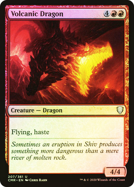 Volcanic Dragon\nCommander Legends\nSingle\nMagic The Gathering
