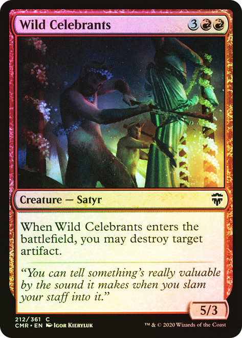 Wild Celebrants\nCommander Legends\nSingle\nMagic The Gathering