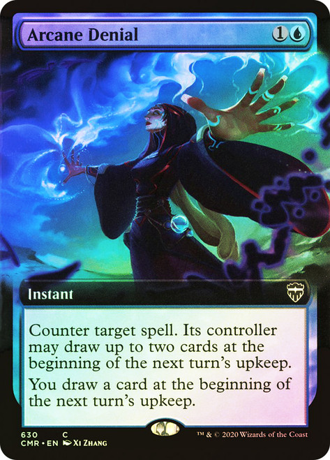 Arcane Denial (Extended Art)\nCommander Legends - Variants\nSingle\nMagic The Gathering