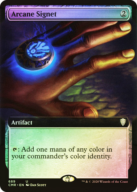 Arcane Signet (Extended Art)\nCommander Legends - Variants\nSingle\nMagic The Gathering
