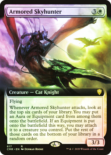 Armored Skyhunter (Extended Art)\nCommander Legends - Variants\nSingle\nMagic The Gathering