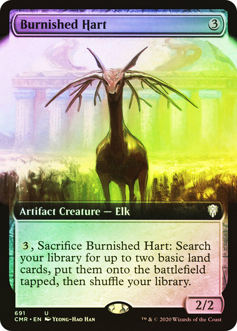 Burnished Hart (Extended Art)\nCommander Legends - Variants\nSingle\nMagic The Gathering