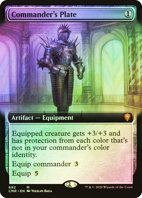 Commander's Plate (Extended Art)\nCommander Legends - Variants\nSingle\nMagic The Gathering