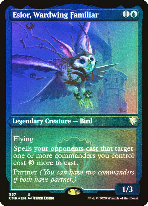 Esior, Wardwing Familiar (Foil Etched)\nCommander Legends - Foil Etched\nSingle\nMagic The Gathering