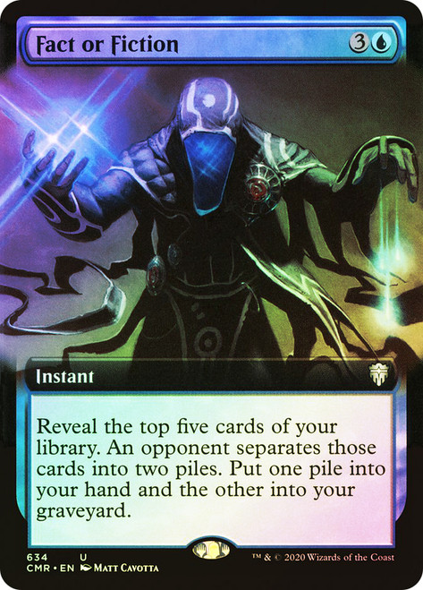Fact or Fiction (Extended Art)\nCommander Legends - Variants\nSingle\nMagic The Gathering