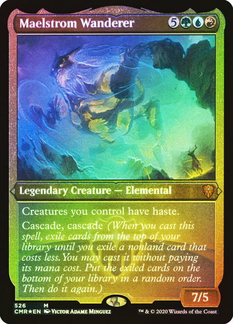 Maelstrom Wanderer (Foil Etched)\nCommander Legends - Foil Etched\nSingle\nMagic The Gathering