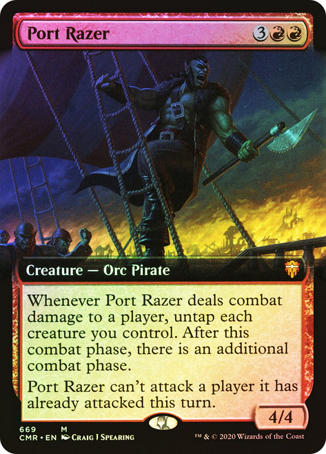 Port Razer (Extended Art)\nCommander Legends - Variants\nSingle\nMagic The Gathering