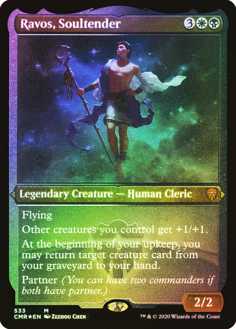 Ravos, Soultender (Foil Etched)\nCommander Legends - Foil Etched\nSingle\nMagic The Gathering