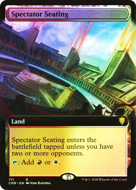 Spectator Seating (Extended Art)\nCommander Legends - Variants\nSingle\nMagic The Gathering