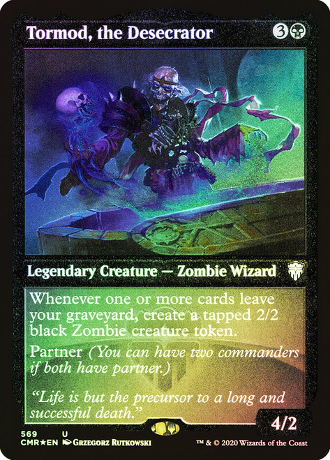 Tormod, the Desecrator (Foil Etched)\nCommander Legends - Foil Etched\nSingle\nMagic The Gathering