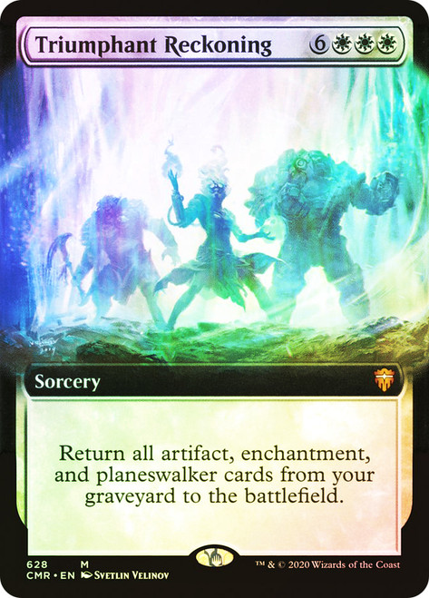 Triumphant Reckoning (Extended Art)\nCommander Legends - Variants\nSingle\nMagic The Gathering