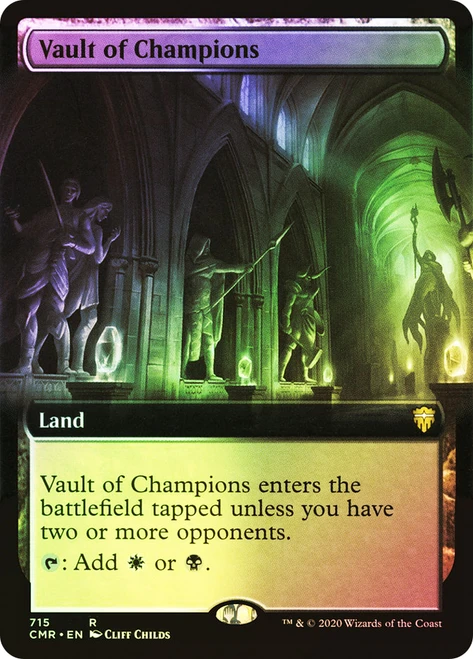 Vault of Champions (Extended Art)\nCommander Legends - Variants\nSingle\nMagic The Gathering