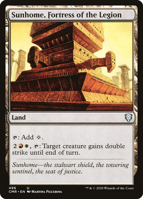 Sunhome, Fortress of the Legion\nCommander Legends\nSingle\nMagic The Gathering