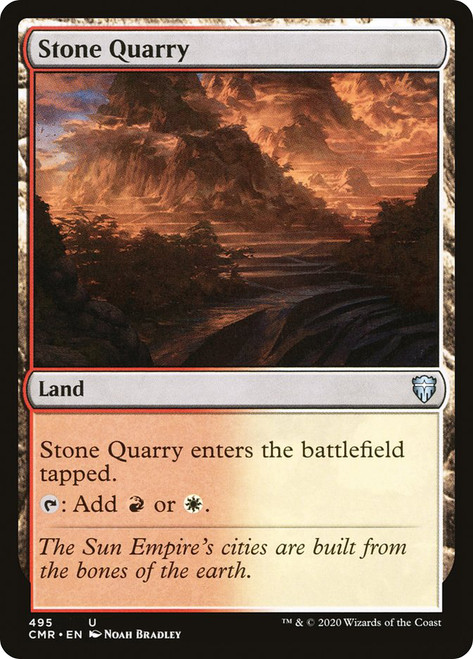 Stone Quarry\nCommander Legends\nSingle\nMagic The Gathering