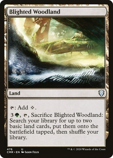 Blighted Woodland\nCommander Legends\nSingle\nMagic The Gathering
