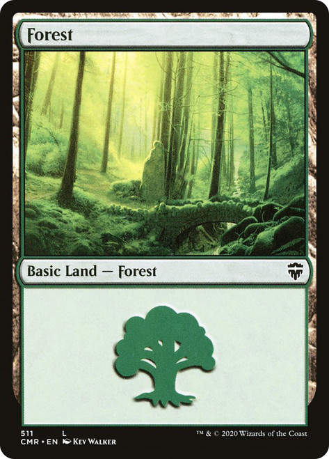 Forest  (#511)\nCommander Legends\nSingle\nMagic The Gathering