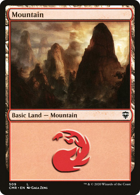Mountain  (#509)\nCommander Legends\nSingle\nMagic The Gathering