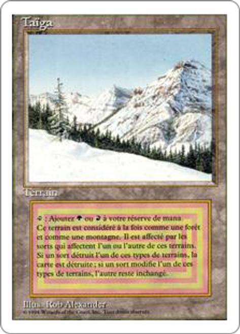 Taiga (BB) | 3rd Edition - Black Border - French | Star City Games