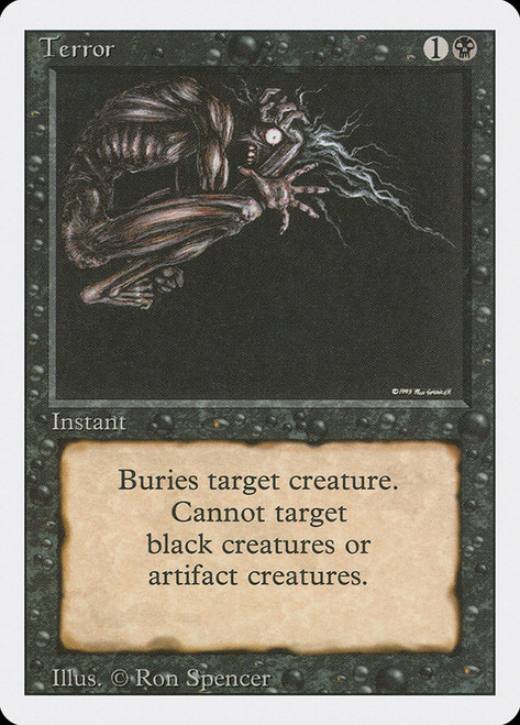 Terror\n3rd Edition/Revised\nSingle\nMagic The Gathering
