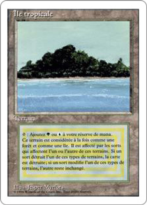 Tropical Island (BB) | 3rd Edition - Black Border - French | Star 