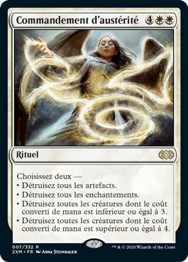 Austere Command
Double Masters - French
Single
Magic The Gathering