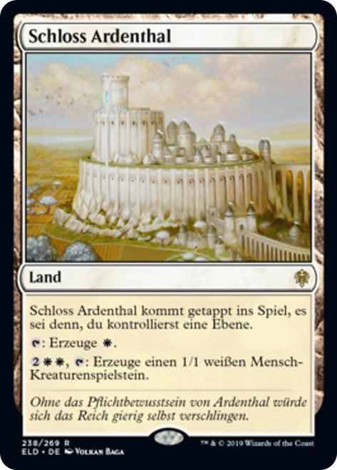 Castle Ardenvale
Throne of Eldraine - German
Single
Magic The Gathering
