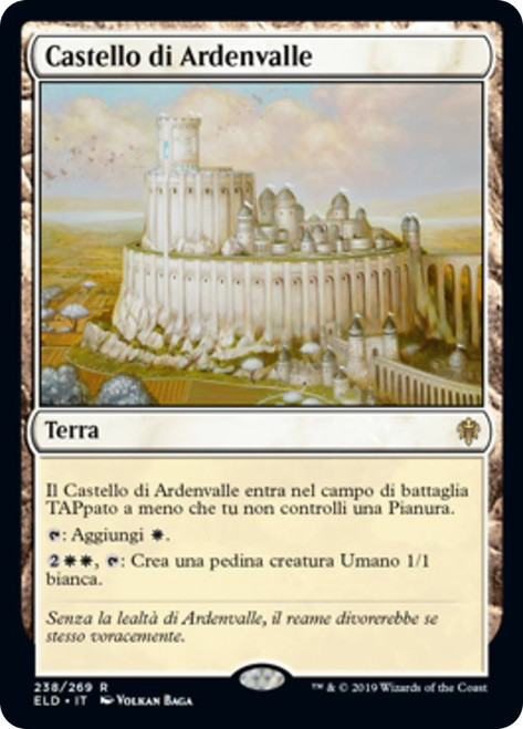 Castle Ardenvale
Throne of Eldraine - Italian
Single
Magic The Gathering
