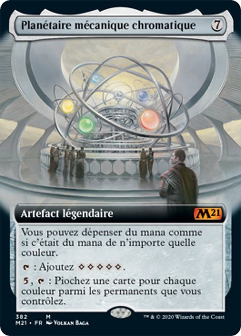 Chromatic Orrery (Extended Art)\nCore Set 2021 - Variants - French\nSingle\nMagic The Gathering