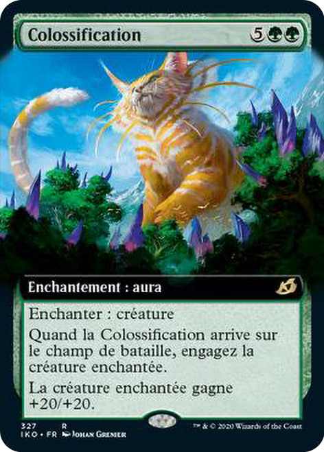 Colossification (Extended Art)\nIkoria: Lair of Behemoths - Variants - French\nSingle\nMagic The Gathering