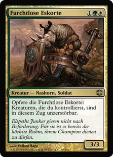Dauntless Escort
Alara Reborn - German
Single
Magic The Gathering