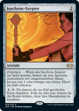 Isochron Scepter
Double Masters - German
Single
Magic The Gathering