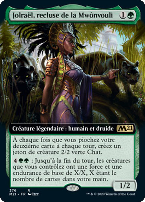 Jolrael, Mwonvuli Recluse (Extended Art)\nCore Set 2021 - Variants - French\nSingle\nMagic The Gathering
