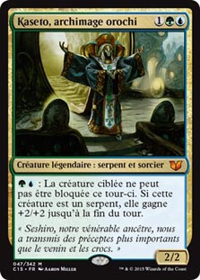 Kaseto, Orochi Archmage
Commander: 2015 Edition - French
Single
Magic The Gathering