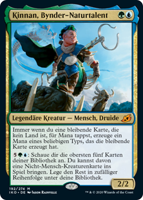 Kinnan, Bonder Prodigy
Ikoria: Lair of Behemoths - German
Single
Magic The Gathering