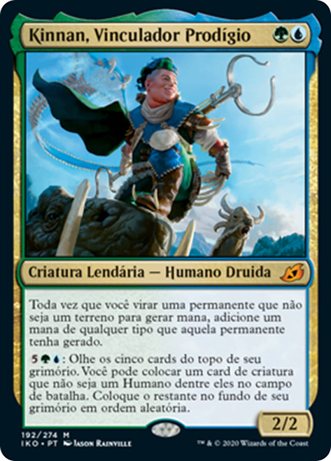 Kinnan, Bonder Prodigy
Ikoria: Lair of Behemoths - Portuguese
Single
Magic The Gathering