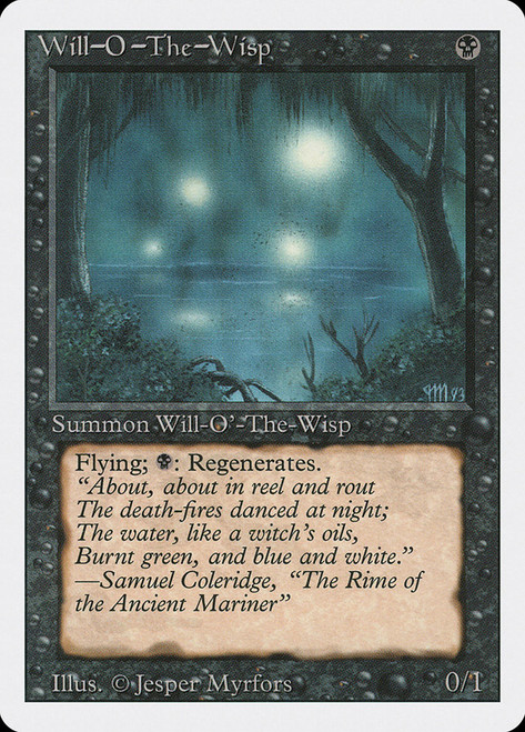 Will-o'-the-Wisp\n3rd Edition/Revised\nSingle\nMagic The Gathering